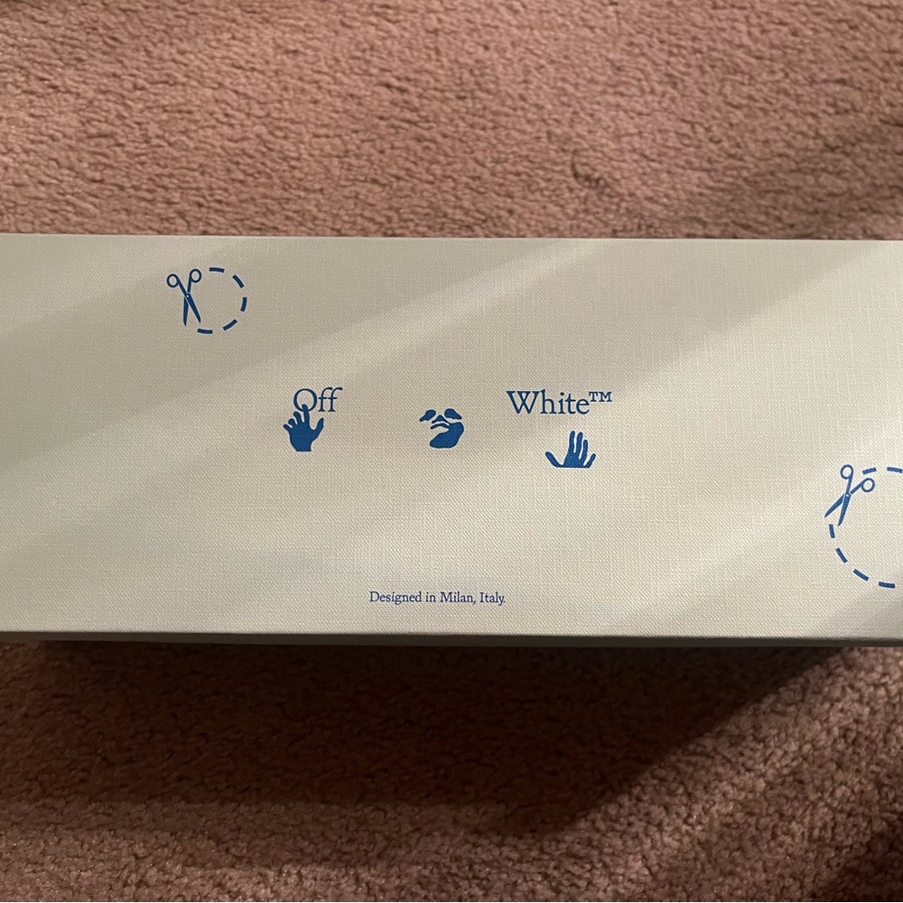 Off White Slides With Dustbag - image 2